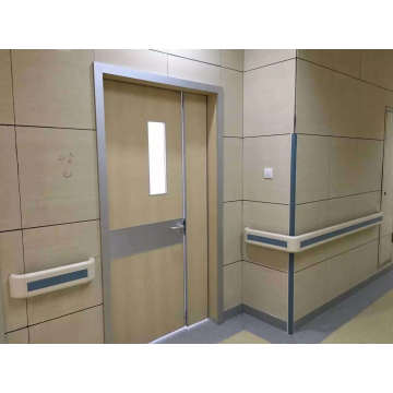 Aluminum Frame Melamine Emergency ICU Wooden Door